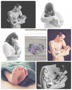 Fotograf Oranienburg Neugeborenenfotografie Babyfotos Mama Papa Oranienwerk kleine Fuesse Tattoos Sterne Kopie